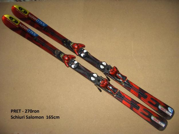 Schiuri Super Carve Salomon 165cm - Pret | Preturi Schiuri Super Carve Salomon 165cm