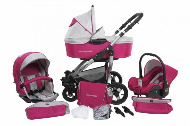 CARUCIOR 3 IN1 SCAUN AUTO PAPTUT FUCSIA+ SUR - Pret | Preturi CARUCIOR 3 IN1 SCAUN AUTO PAPTUT FUCSIA+ SUR