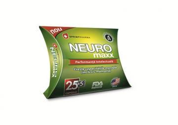Neuro Maxx *25cps + 5cps Gratis - Pret | Preturi Neuro Maxx *25cps + 5cps Gratis