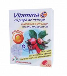 Vitamina C cu pulpa de macese - Pret | Preturi Vitamina C cu pulpa de macese