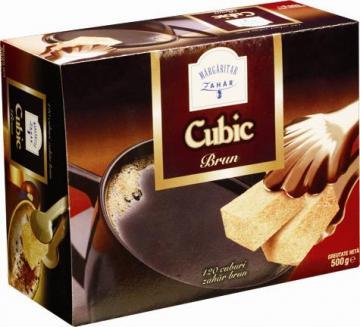 Zahar cubic brun, 0.5 kg/cutie - Pret | Preturi Zahar cubic brun, 0.5 kg/cutie