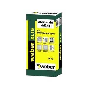 Mortar de zidarie caramida weber kl15 - Pret | Preturi Mortar de zidarie caramida weber kl15