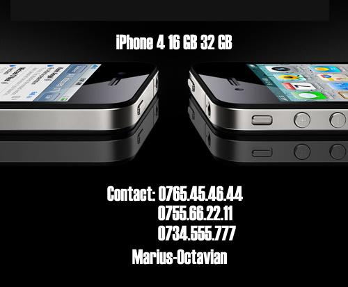 Vand iPhone 4 IEFTIN NEVERLOCKED SH 0765.45.46.44 impecabil CA NOU pret 299 eur --- Vanzar - Pret | Preturi Vand iPhone 4 IEFTIN NEVERLOCKED SH 0765.45.46.44 impecabil CA NOU pret 299 eur --- Vanzar