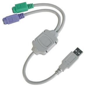 Adaptor MCAB adaptor USB 1.1 PS/2 20cm - Pret | Preturi Adaptor MCAB adaptor USB 1.1 PS/2 20cm