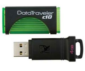 USB Flash Kingston Data Traveler C10 4GB, green - Pret | Preturi USB Flash Kingston Data Traveler C10 4GB, green