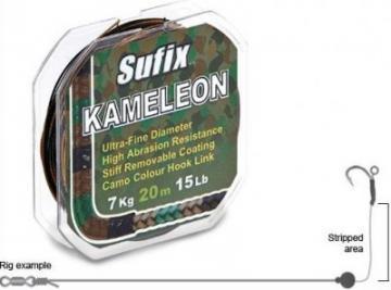 Fir textil Sufix Kameleon 25 lbs/ 20 metri/ Camuflaj - Pret | Preturi Fir textil Sufix Kameleon 25 lbs/ 20 metri/ Camuflaj