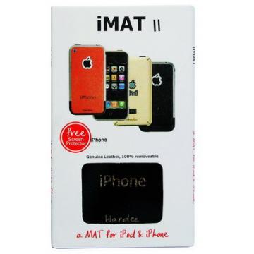 iPhone Husa Din Piele Adeziva iMAT - Pret | Preturi iPhone Husa Din Piele Adeziva iMAT