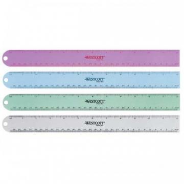 Rigla din plastic color, 30 cm, WESTCOTT- culori asortate - Pret | Preturi Rigla din plastic color, 30 cm, WESTCOTT- culori asortate