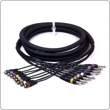 Stagg ML-05/8PM8CM PH - Cablu standard multicore 8 x male jack-plug / 8 x male RCA - Pret | Preturi Stagg ML-05/8PM8CM PH - Cablu standard multicore 8 x male jack-plug / 8 x male RCA