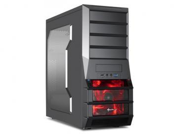 Carcasa fara sursa Vaya Midi ATX, neagra, 1x120mm, panou frontal 1xUSB3.0, 1xUSB2.0, 2 x audio, (4044951011704) Sharkoon - Pret | Preturi Carcasa fara sursa Vaya Midi ATX, neagra, 1x120mm, panou frontal 1xUSB3.0, 1xUSB2.0, 2 x audio, (4044951011704) Sharkoon