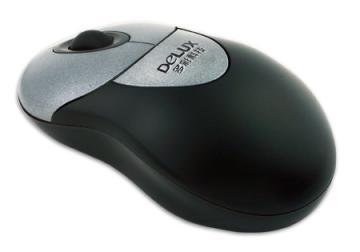 Mouse Delux silver&amp;black PS2+USB - Pret | Preturi Mouse Delux silver&amp;black PS2+USB