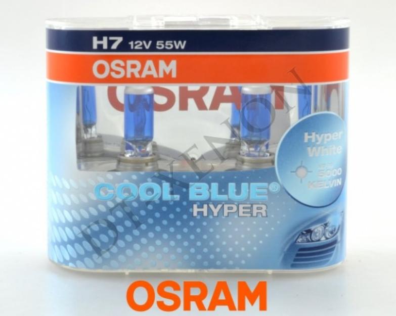 Bec halogen Osram H7 Cool Blue Hyper - Pret | Preturi Bec halogen Osram H7 Cool Blue Hyper