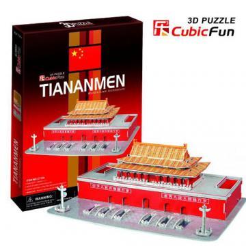 CubicFun - Puzzle 3D Tian An Men - Pret | Preturi CubicFun - Puzzle 3D Tian An Men