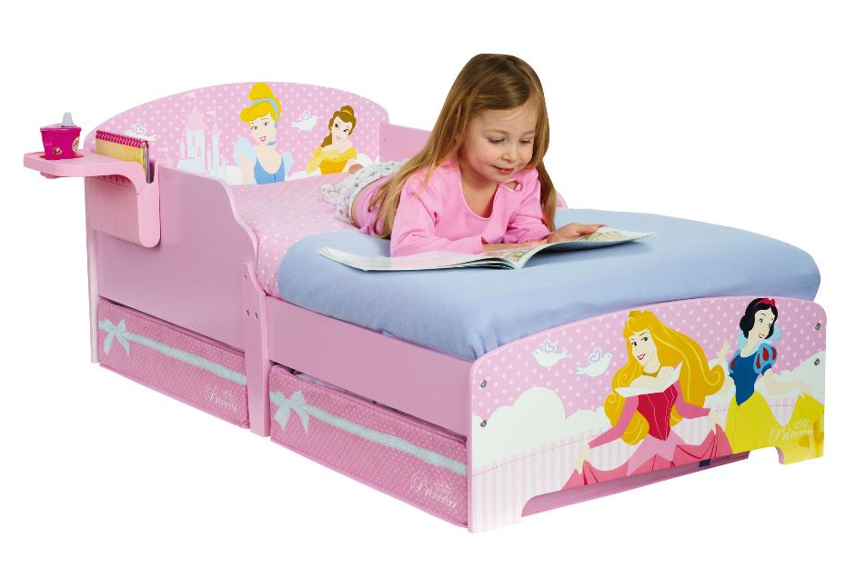 Pat Disney Princess cu suport de carti - Pret | Preturi Pat Disney Princess cu suport de carti