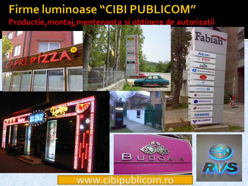 Panouri luminoase publicitare 0726144873 - Pret | Preturi Panouri luminoase publicitare 0726144873