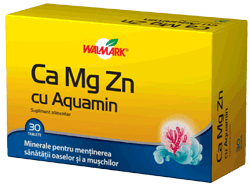 Calciu-Magneziu-Zinc Aquamin *30tb - Pret | Preturi Calciu-Magneziu-Zinc Aquamin *30tb