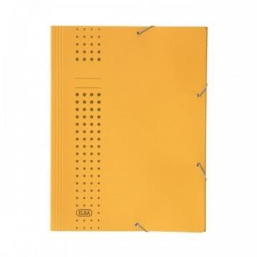 Dosar carton plic cu elastic ELBA - galben - Pret | Preturi Dosar carton plic cu elastic ELBA - galben