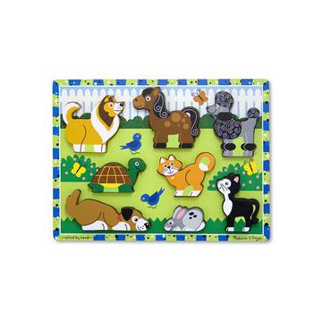 Puzzle lemn in relief Animale de companie - Pret | Preturi Puzzle lemn in relief Animale de companie