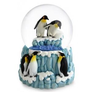 Glob si cutiuta muzicala Pinguinii - Pret | Preturi Glob si cutiuta muzicala Pinguinii