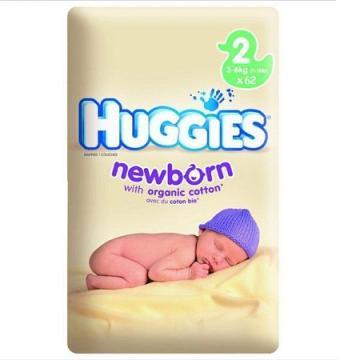 HUGGIES Newborn Scutece Copii Nr. 2 (3-6 Kg) *62buc - Pret | Preturi HUGGIES Newborn Scutece Copii Nr. 2 (3-6 Kg) *62buc