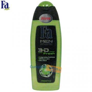 Gel de dus Fa 3D Fresh Freestyle 250 ml - Pret | Preturi Gel de dus Fa 3D Fresh Freestyle 250 ml