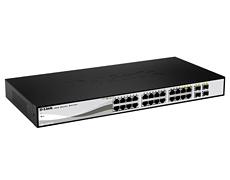 Switch D-Link 24 port Gigabit Smart DGS-1210-24 - Pret | Preturi Switch D-Link 24 port Gigabit Smart DGS-1210-24