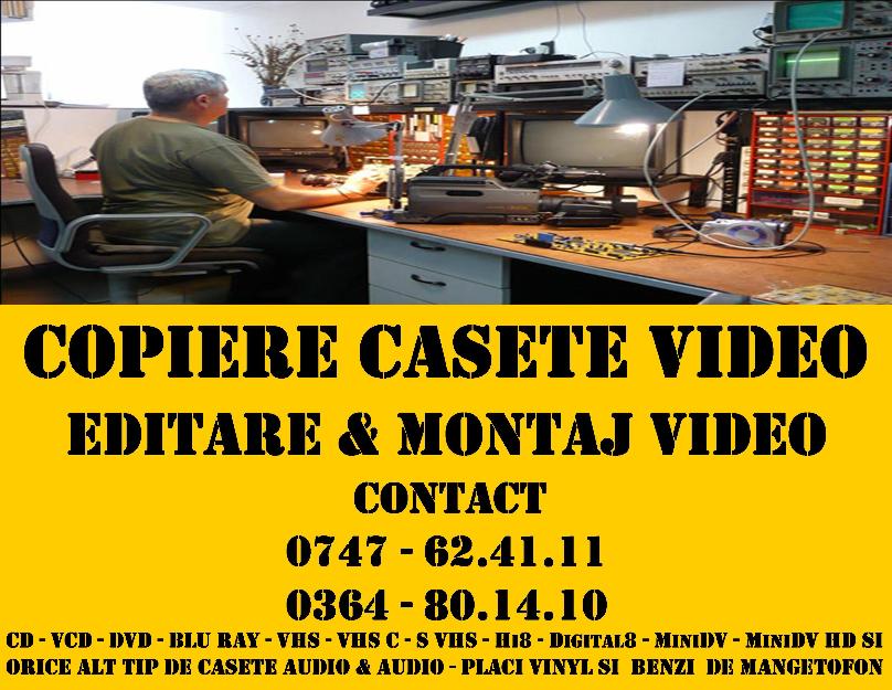copiere casete video pe dvd & bluray - Pret | Preturi copiere casete video pe dvd & bluray