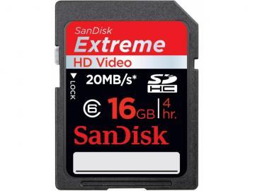 Card memorie SANDISK SD CARD 16GB EXTREME HD VIDEO - Pret | Preturi Card memorie SANDISK SD CARD 16GB EXTREME HD VIDEO