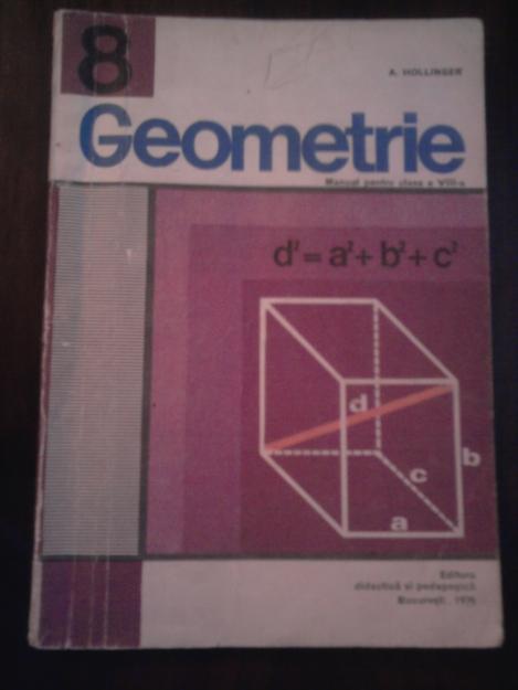 Geometrie - cls. a VIII-a - Pret | Preturi Geometrie - cls. a VIII-a