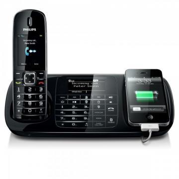 Telefon fara fir DECT Philips Negru SE8881B/53 - Pret | Preturi Telefon fara fir DECT Philips Negru SE8881B/53