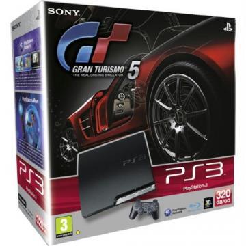 Consola Sony PlayStation 3 Slim, 320GB + Gran Turismo 5 - Pret | Preturi Consola Sony PlayStation 3 Slim, 320GB + Gran Turismo 5