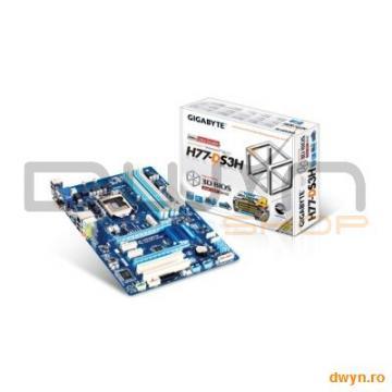 H77 ATX S1155 Integrated + PCI-E 3.0 x16, 1*PCI-Ex4, 2*PCI-Ex1, 2*PCI, 4*DDR3, 2*SATA3, 3*SATA2, RAI - Pret | Preturi H77 ATX S1155 Integrated + PCI-E 3.0 x16, 1*PCI-Ex4, 2*PCI-Ex1, 2*PCI, 4*DDR3, 2*SATA3, 3*SATA2, RAI