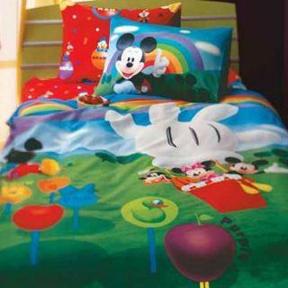 Lenjerie Mickey Mouse Club House Colors 3 piese - Pret | Preturi Lenjerie Mickey Mouse Club House Colors 3 piese