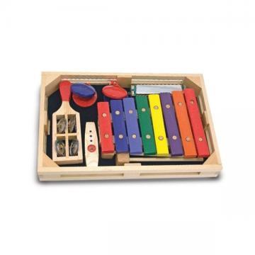 Melissa &amp; Doug - Set instrumente muzicale incepatori - Pret | Preturi Melissa &amp; Doug - Set instrumente muzicale incepatori