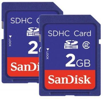 Set 2 carduri SDHC 2GB SanDisk SDSDB2-002G-B35 - Pret | Preturi Set 2 carduri SDHC 2GB SanDisk SDSDB2-002G-B35