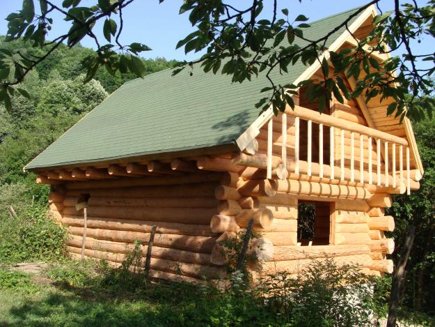 cabane din bustean,lemn rotund necalibrat. - Pret | Preturi cabane din bustean,lemn rotund necalibrat.