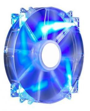 Cooler Cooler Master MegaFlow 200mm LED Blue, 700 RPM, 110 CFM - Pret | Preturi Cooler Cooler Master MegaFlow 200mm LED Blue, 700 RPM, 110 CFM