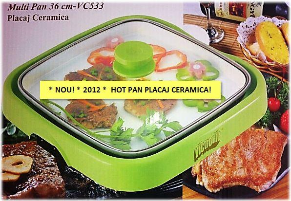 HOT PAN CERAMIC: Tigaie electrica multifunctionala - PLACAJ CERAMICA! - Pret | Preturi HOT PAN CERAMIC: Tigaie electrica multifunctionala - PLACAJ CERAMICA!