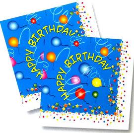 20 servetele 33x33cm 2 straturi HAPPY BIRTHDAY CAKE - Pret | Preturi 20 servetele 33x33cm 2 straturi HAPPY BIRTHDAY CAKE