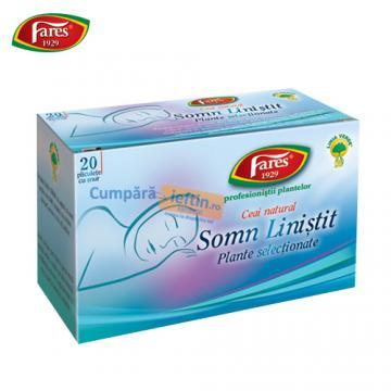 Ceai Fares Somn Linistit 20 plicuri X 1.5 g - Pret | Preturi Ceai Fares Somn Linistit 20 plicuri X 1.5 g