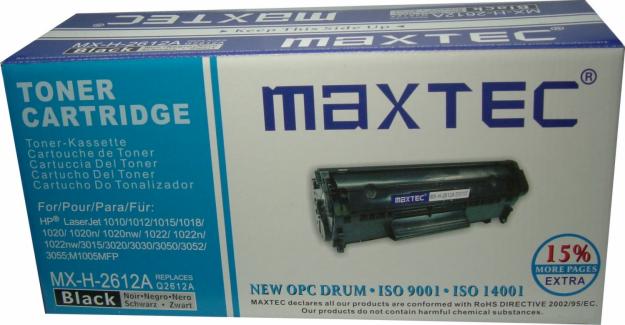 HP Q2612A toner compatibil Maxtec - Pret | Preturi HP Q2612A toner compatibil Maxtec
