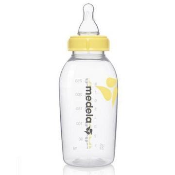 Medela Biberon cu Tetina Silicon (M) Flux Mediu 250ml - Pret | Preturi Medela Biberon cu Tetina Silicon (M) Flux Mediu 250ml