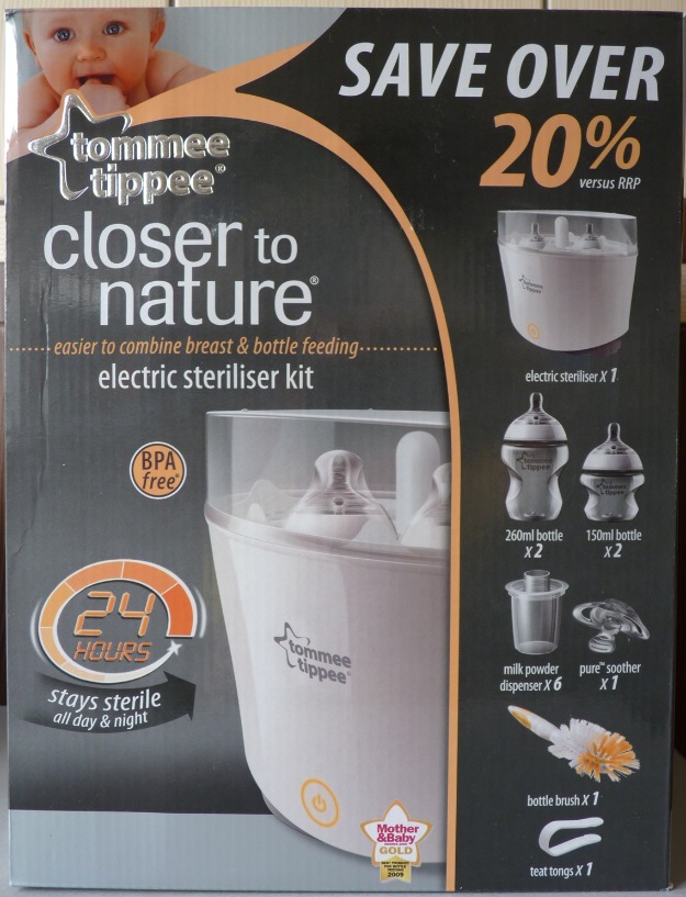 Set sterilizator electric si accesorii Tommee Tippee Closer To Nature - Pret | Preturi Set sterilizator electric si accesorii Tommee Tippee Closer To Nature