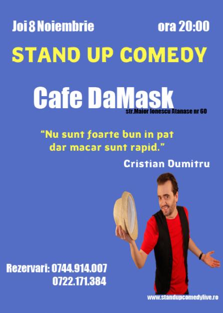 Stand Up Comedy Bucuresti Joi caffe DaMask - Pret | Preturi Stand Up Comedy Bucuresti Joi caffe DaMask