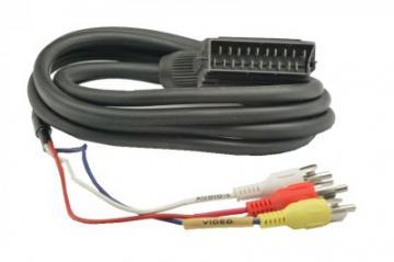 Cablu EuroScart - RCA 1.5m - Pret | Preturi Cablu EuroScart - RCA 1.5m