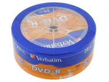 VERBATIM DVD-R 16X 4.7GB Wagon Wheel Matt Silver, 25/Spindle, (43730) - Pret | Preturi VERBATIM DVD-R 16X 4.7GB Wagon Wheel Matt Silver, 25/Spindle, (43730)