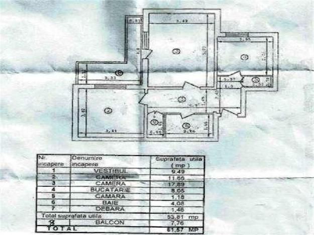 Apartament cu 2 camere de vanzare Stefan cel Mare - Pret | Preturi Apartament cu 2 camere de vanzare Stefan cel Mare