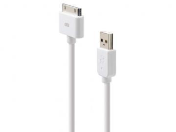 Cablu AV iPhone/iPod, sincronizare USB 2.0 + incarcare, 1.2m, alb, F8Z328EA04-WHT Belkin - Pret | Preturi Cablu AV iPhone/iPod, sincronizare USB 2.0 + incarcare, 1.2m, alb, F8Z328EA04-WHT Belkin