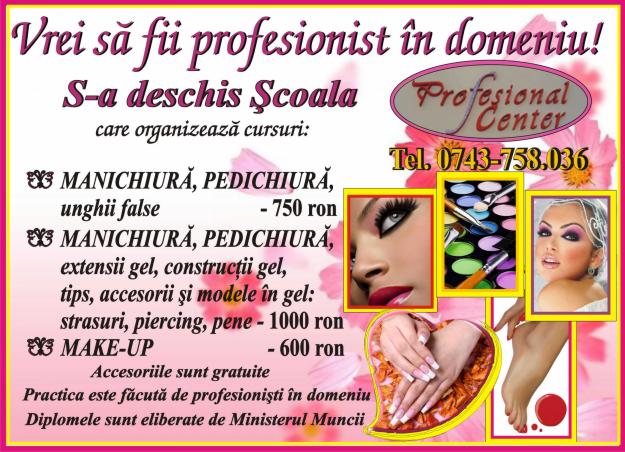 curs manichiura pedichiura unghii false make up - Pret | Preturi curs manichiura pedichiura unghii false make up