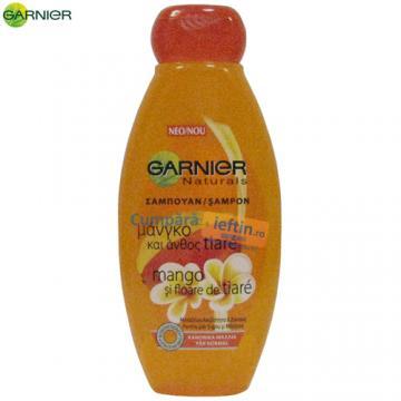 Sampon Garnier Naturals cu mango si floare de tiare 400 ml - Pret | Preturi Sampon Garnier Naturals cu mango si floare de tiare 400 ml